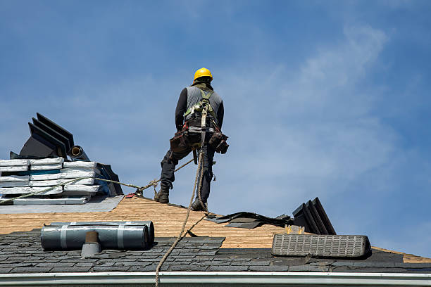 Professional Roof Installation technician working in Red Hill, PA